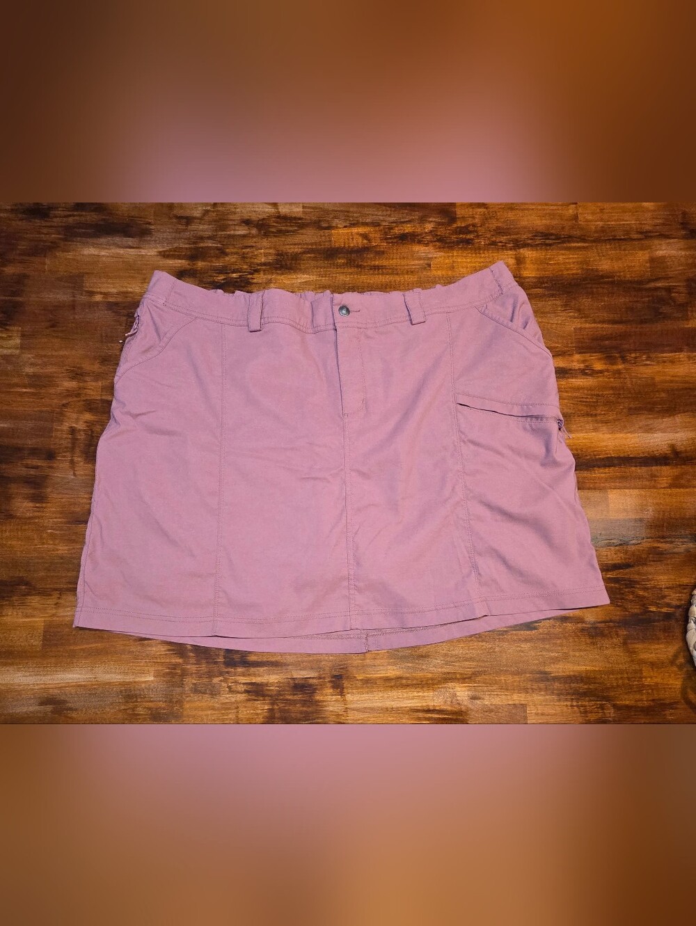 Duluth Trading Co Dry on the Fly Skort Mauve Pink Sz 24W Gorpcore Outdoors